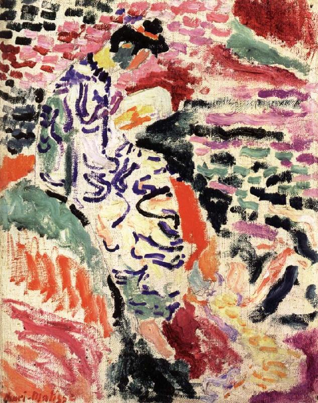 Woman in a Japanese Robe, Henri Matisse